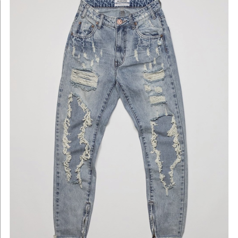 OneTeaspoon Blue Hart Freebirds